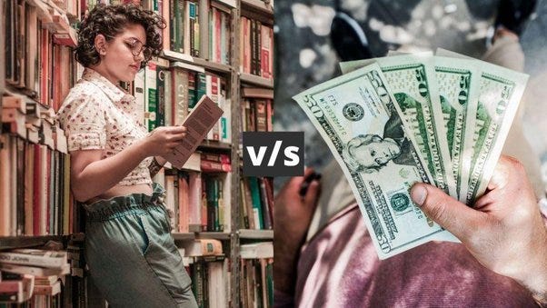 Money or Education, Which is More Important:Better? (Debate)
