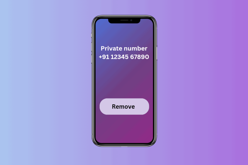Remove Private Number on Your Phone